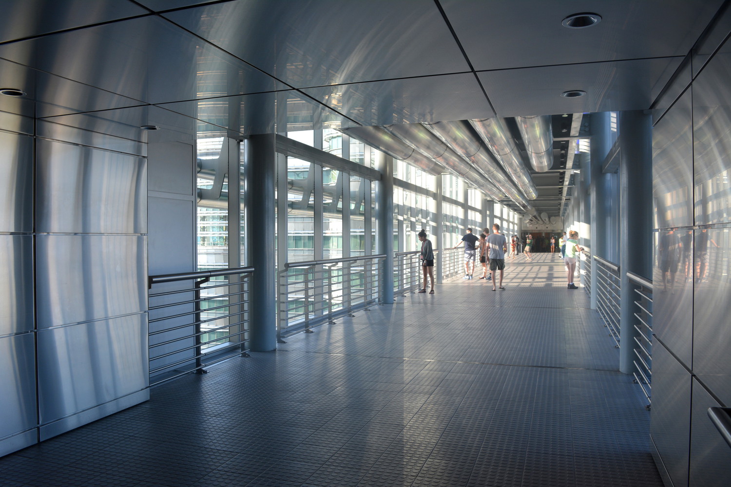 Interior of Skybridge of the Petronas Twin Towers